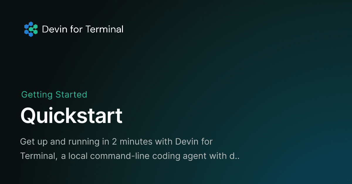 Devin for Terminal