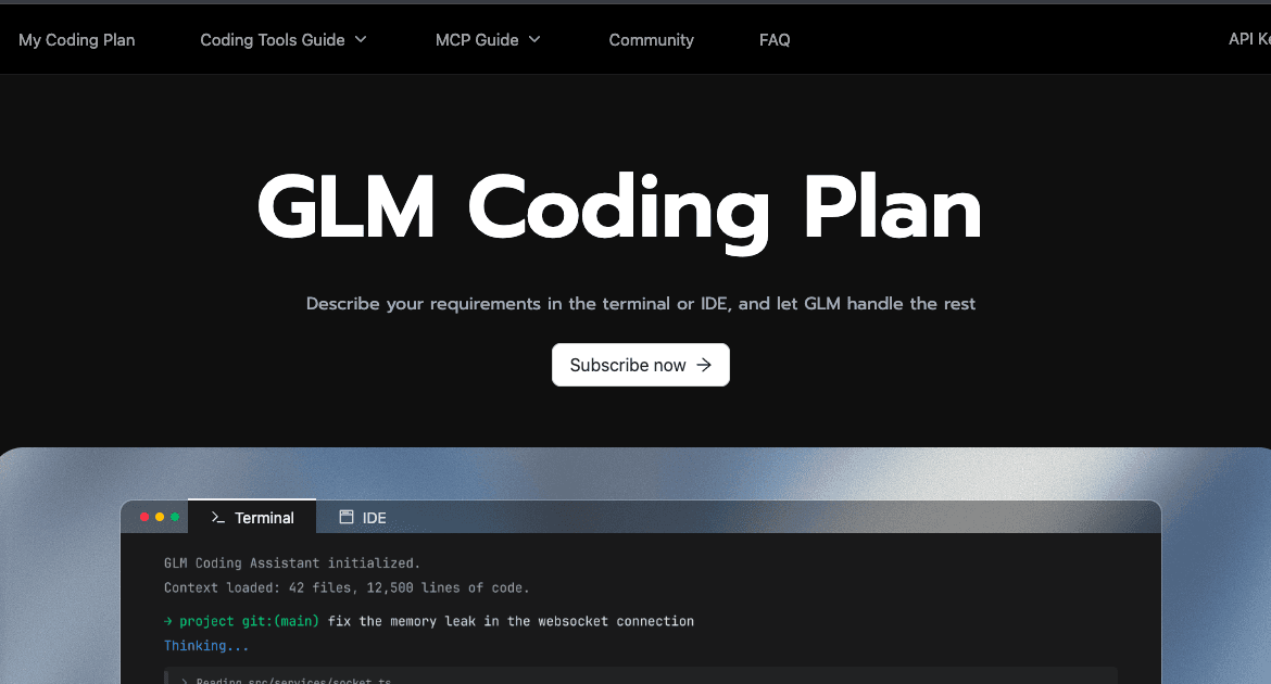Plan de Coding (Z.ai)