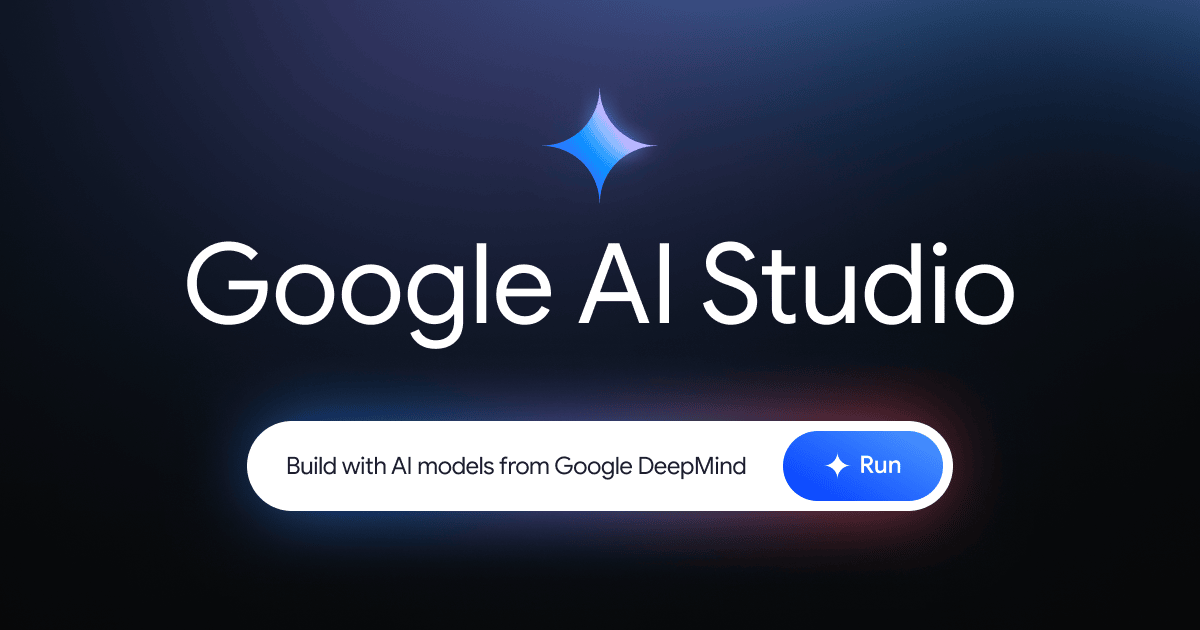 Google AI Studio background